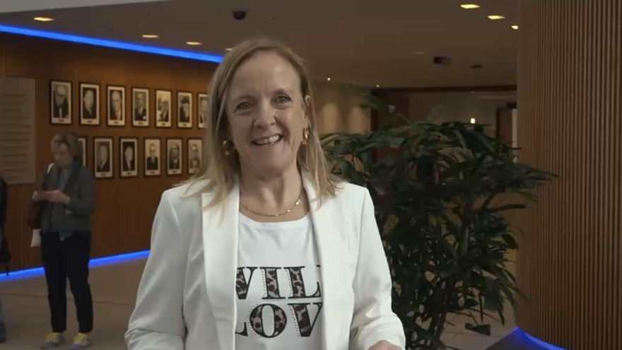 La consejera de Presidencia, Isabel Urrutia, en Bruselas