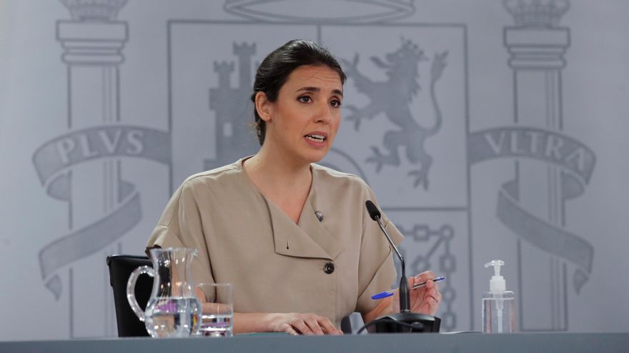 La ministra de Igualdad, Irene Montero. EFE/Juan Carlos Hidalgo