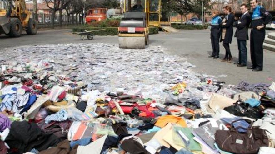 material incautado, rastro, destrucción