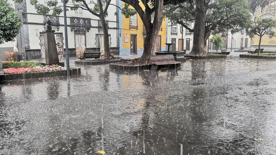 Primeros coletazos de la borrasca Bárbara en Canarias