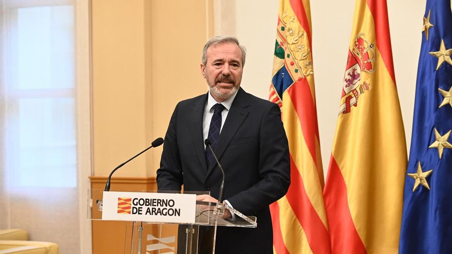 Azcón dice que solo aceptaría el apoyo de Vox en la investidura en Aragón si da el visto bueno a las cuentas