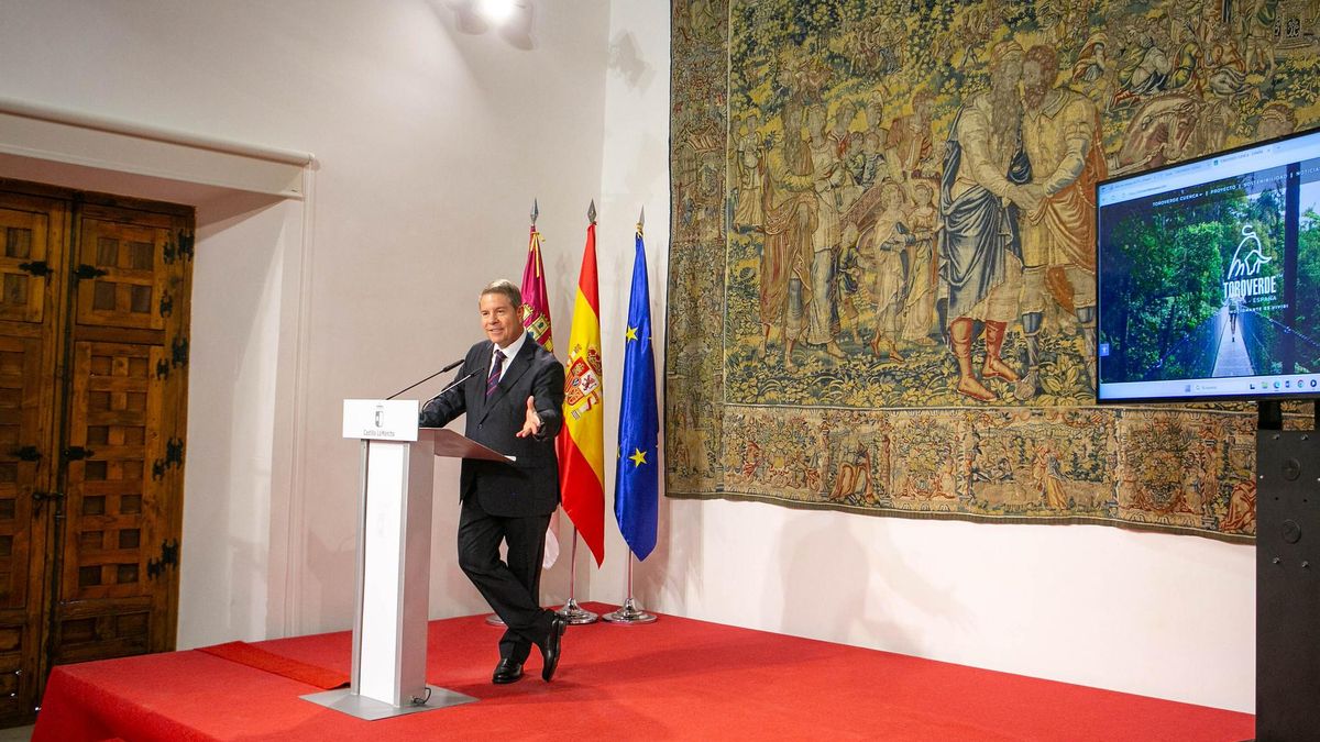 Emiliano García-Page en la sede de Gobierno de Castilla-La Mancha