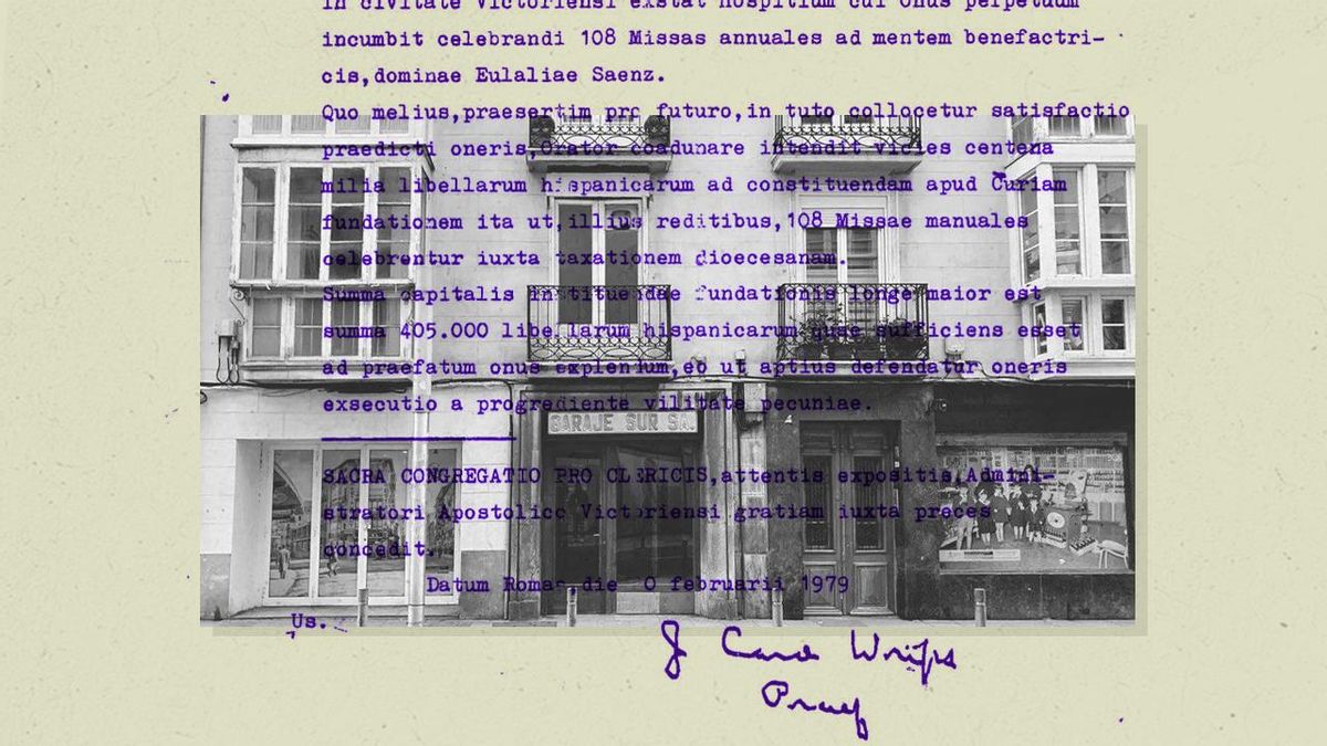 Vitoria esgrime una bula vaticana en latín de 1979 ante la Justicia para salvar un edificio que recibió en herencia