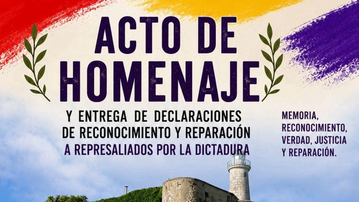 Cartel del homenaje a víctimas del franquismo