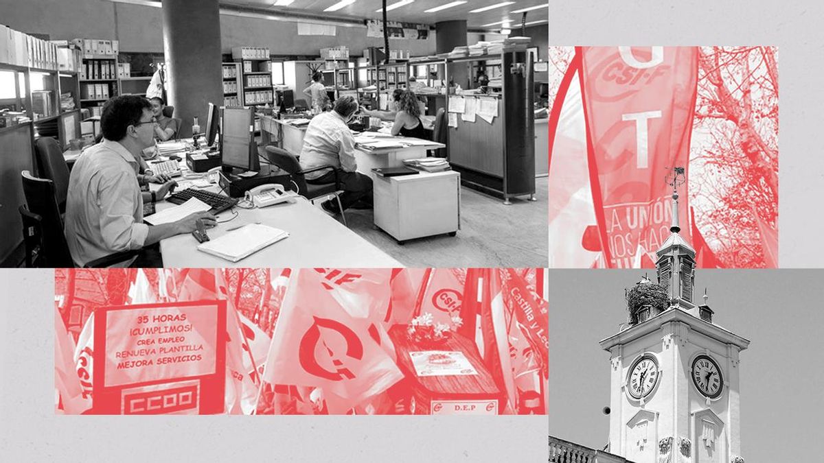 La jornada de 35 horas para funcionarios del Estado impulsa la batalla para aplicarla al personal de los ayuntamientos