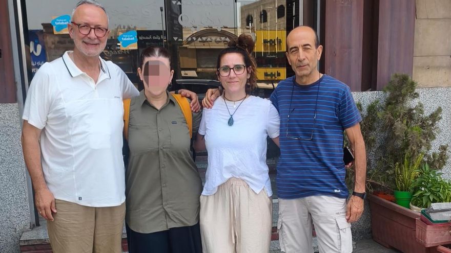 Enrique Tania María y Jose en El Cairo