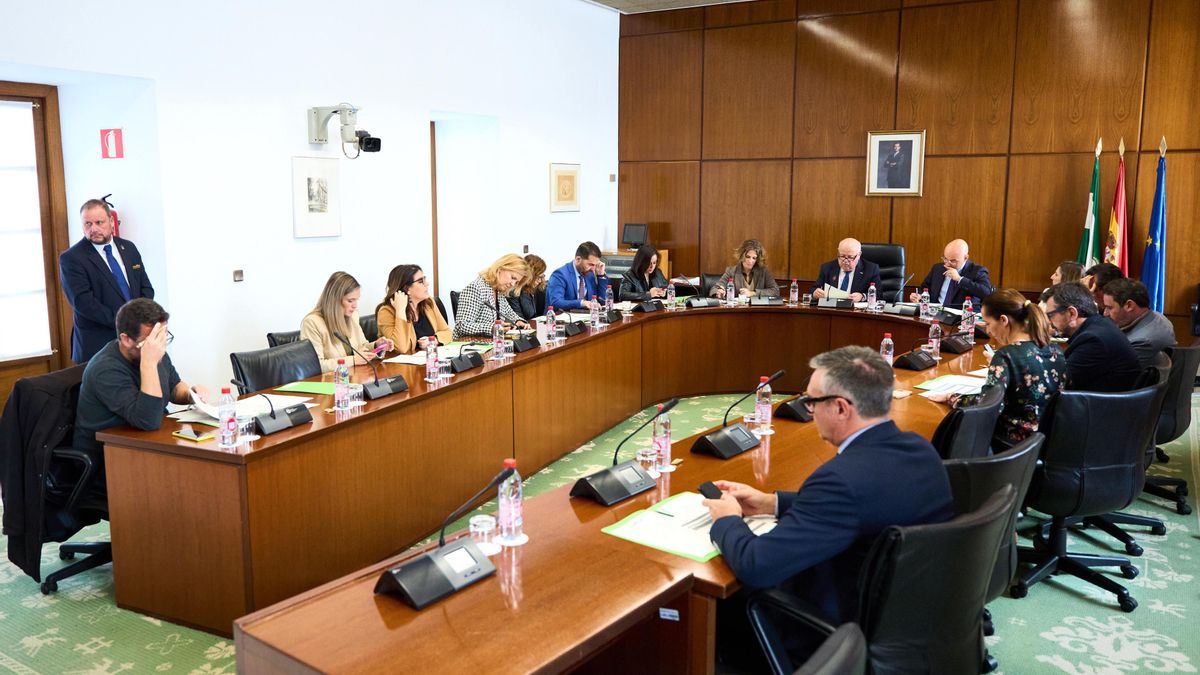 Reunión de la Junta de Portavoces del Parlamento andaluz.