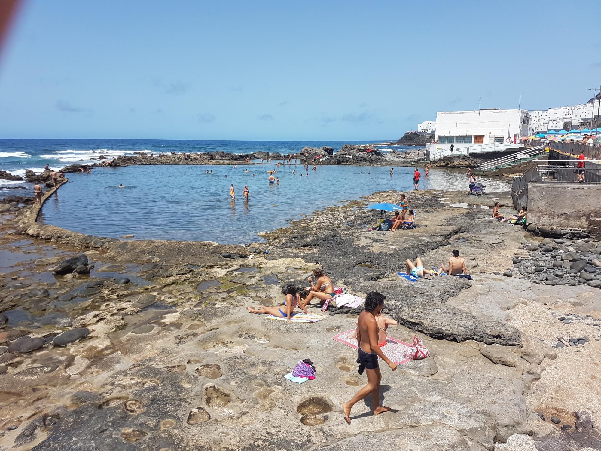 Espejo de agua ben el Charco de San Lorenzo.