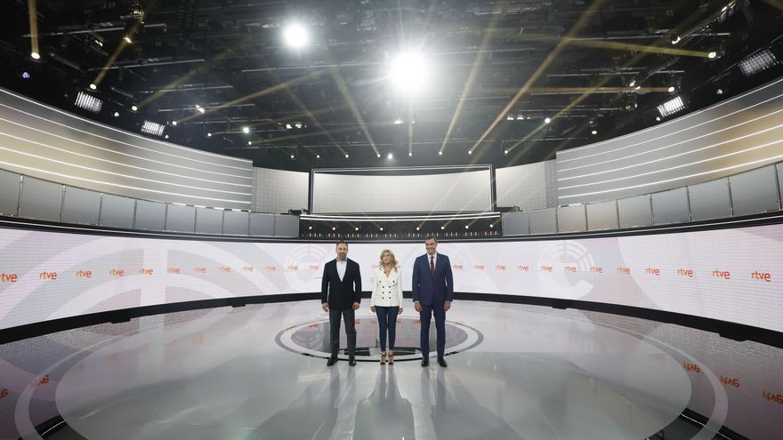 Las mentiras y datos confusos sobre economía, sociedad e igualdad del debate entre Sánchez, Díaz y Abascal