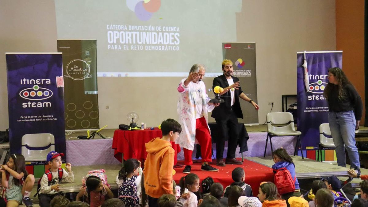 Ciencia y escuela rural se dieron la mano en Tragacete