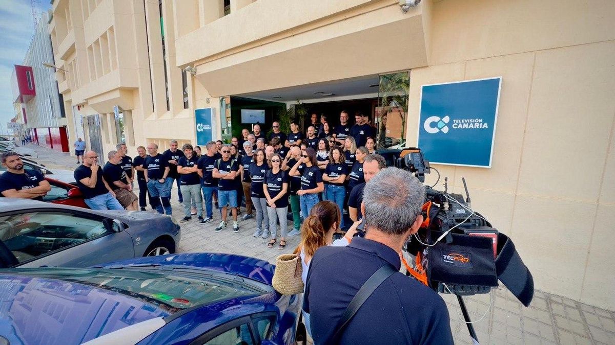 Trabajadores de RTVC, este miércoles