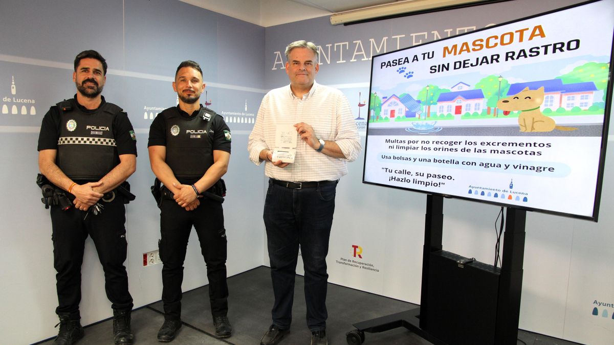 Multas de hasta 500 euros en la campaña de control sobre mascotas en Lucena