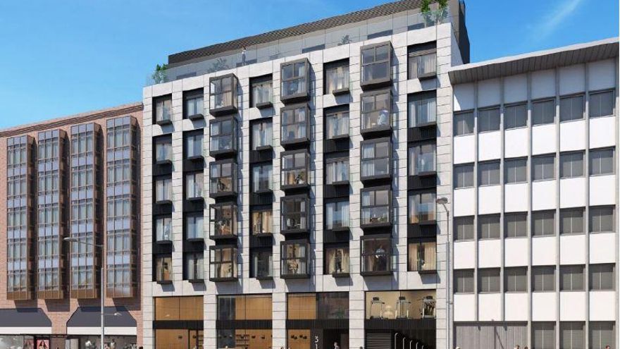 Primer proyecto presentado para Bravo Murillo 315