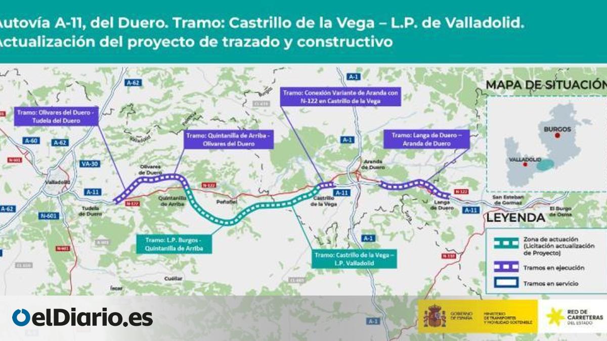 La actualización del proyecto de un tramo de la A-11, la Autovía del ...