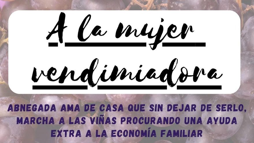 "Abnegada ama de casa": el polémico cartel de un Centro de la Mujer que elogia como "sumisas" a las vendimiadoras
