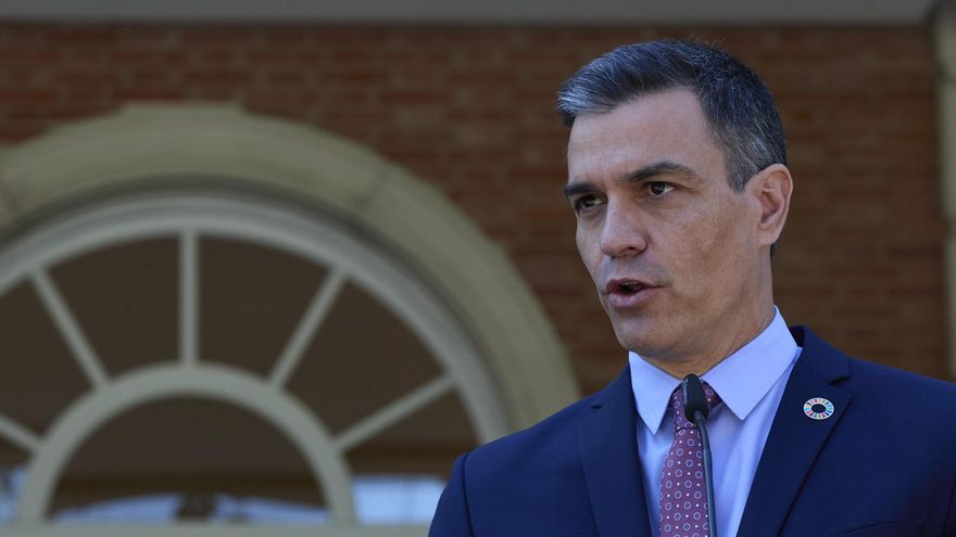 El presidente del Gobierno, Pedro Sánchez
