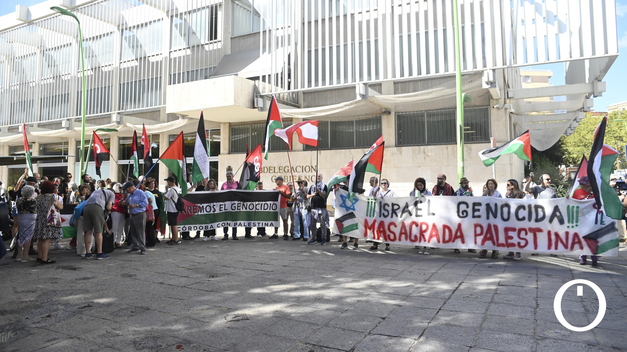 Manifestación por Palestina en la Subdelegación de Gobierno