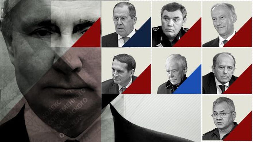 Los 'silovik', los amigos íntimos de Putin que pilotean la guerra desde el Kremlin