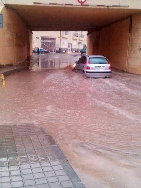 Subterráneos inundados en Las Palmas de Gran Canaria.
