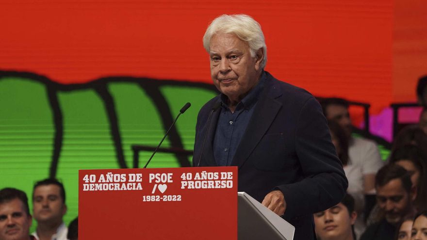El expresidente del gobierno, Felipe González.