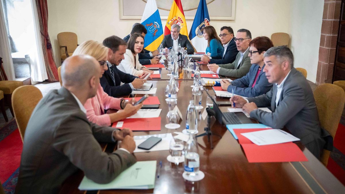 Consejo de Gobierno celebrado este jueves celebrado este jueves en Santa Cruz de La Palma.