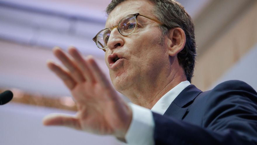 El presidente del PP, Alberto Núñez Feijóo, en una fotografía de archivo