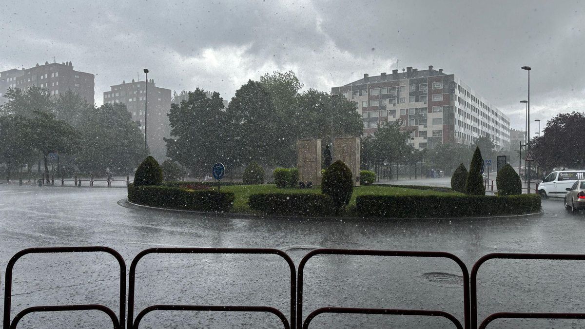 Árboles caídos y desprendimientos: la intensa lluvia de esta noche deja varias incidencias leves
