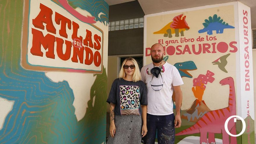 'Choque cultural': arte para reconfigurar las emociones de una pareja de artistas ucranianos acogidos en Córdoba