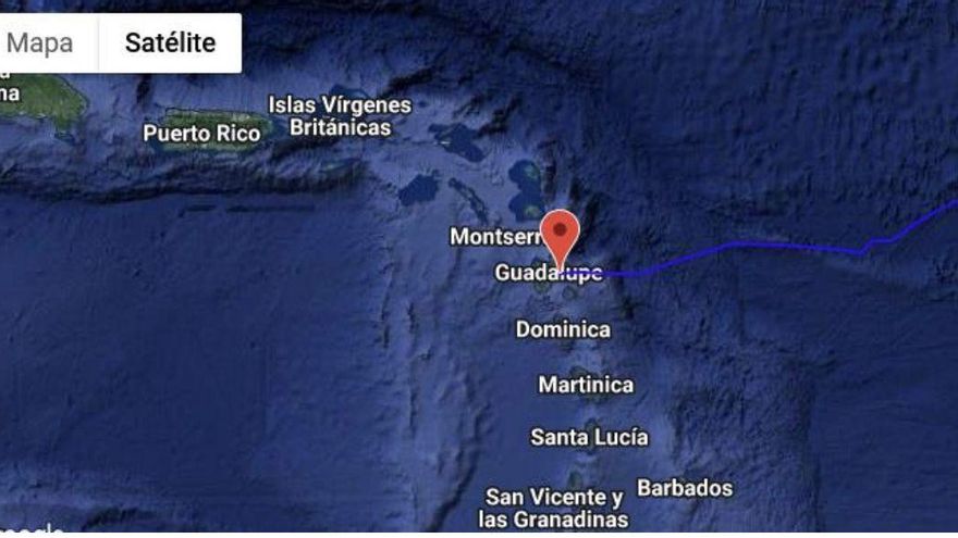 Recorrido del bote de vela educativo 'iFado II Buche Salado' por el Atlántico hasta la Isla de Guadalupe, en las Antillas Menores.