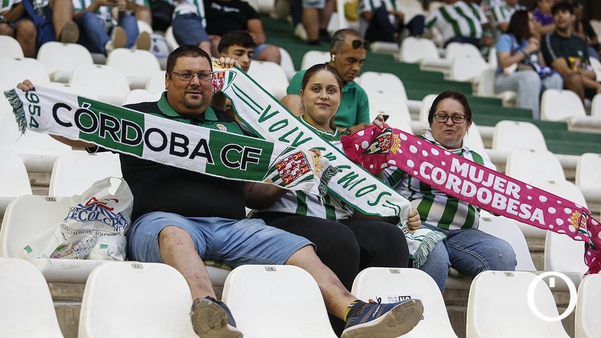 Grada Blanquiverde del Córdoba CF - Málaga CF