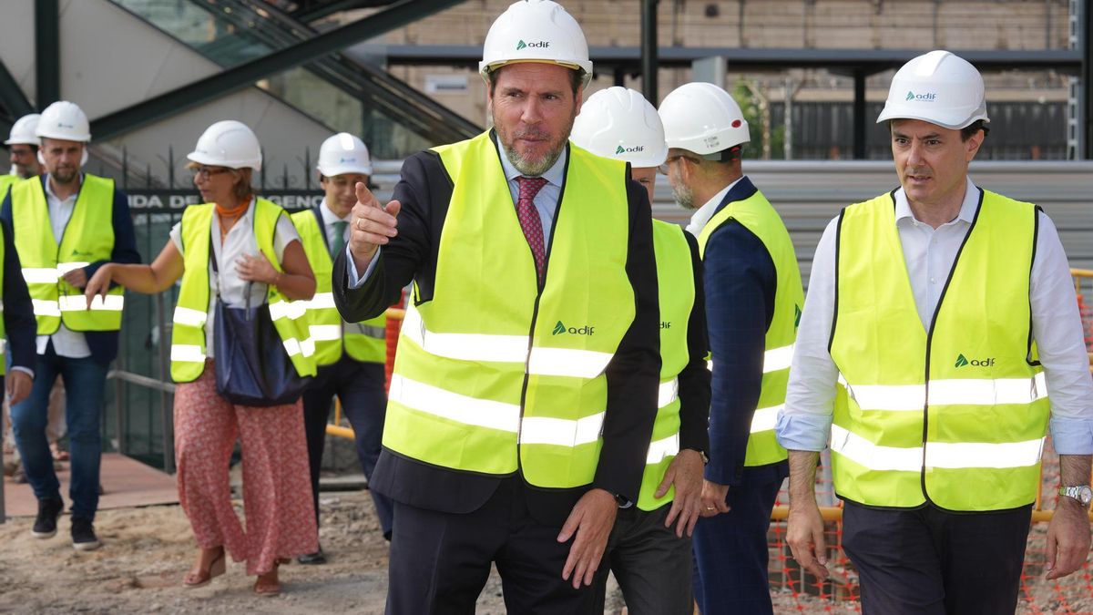 El ministro de Transportes y Movilidad Sostenible, Óscar Puente, asiste al acto que da inicio a las obras de remodelación de la estación ferroviaria de Valladolid