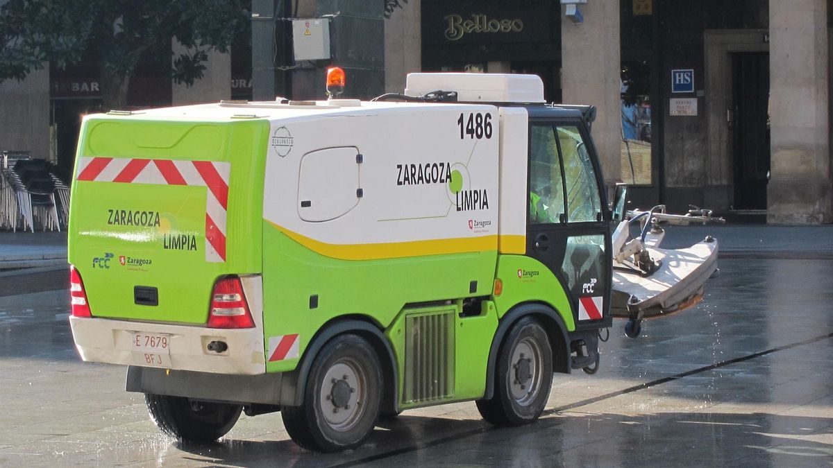 Huelga de la limpieza en Zaragoza: la plantilla de FCC irá a un paro indefinido durante las Fiestas del Pilar