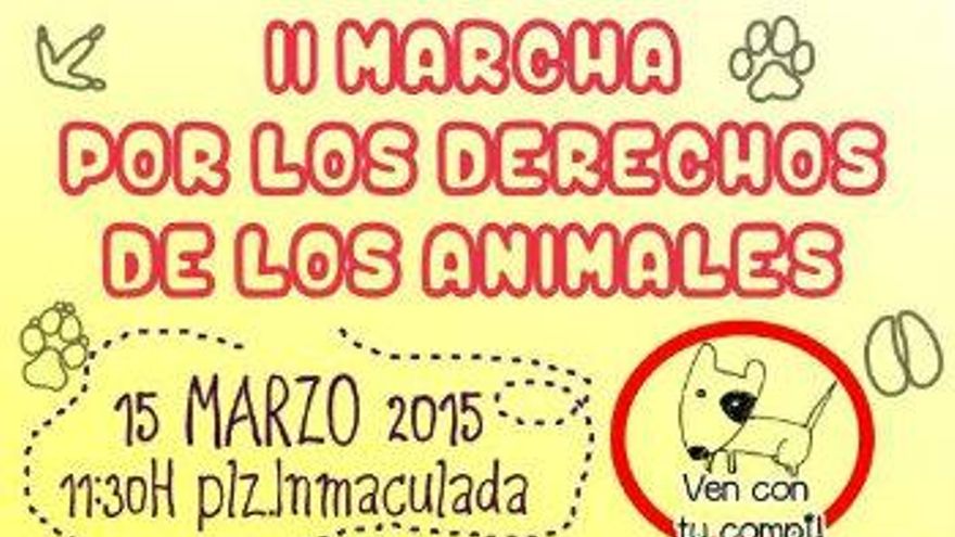 Cartel Marcha de Animales