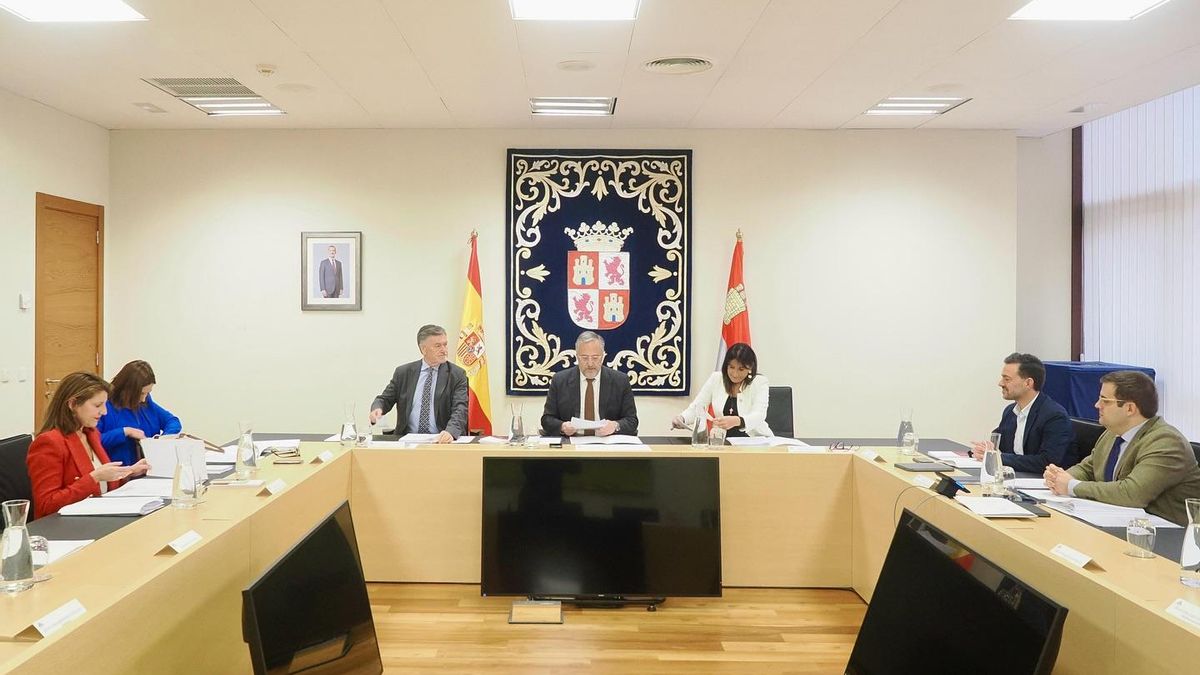 La Mesa de las Cortes de Castilla y León, en una imagen de archivo.