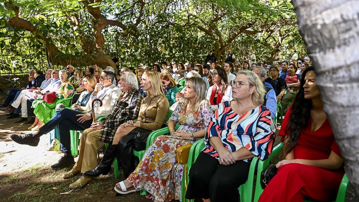 El artista Pepe Dámaso en su 90 cumpleaños.