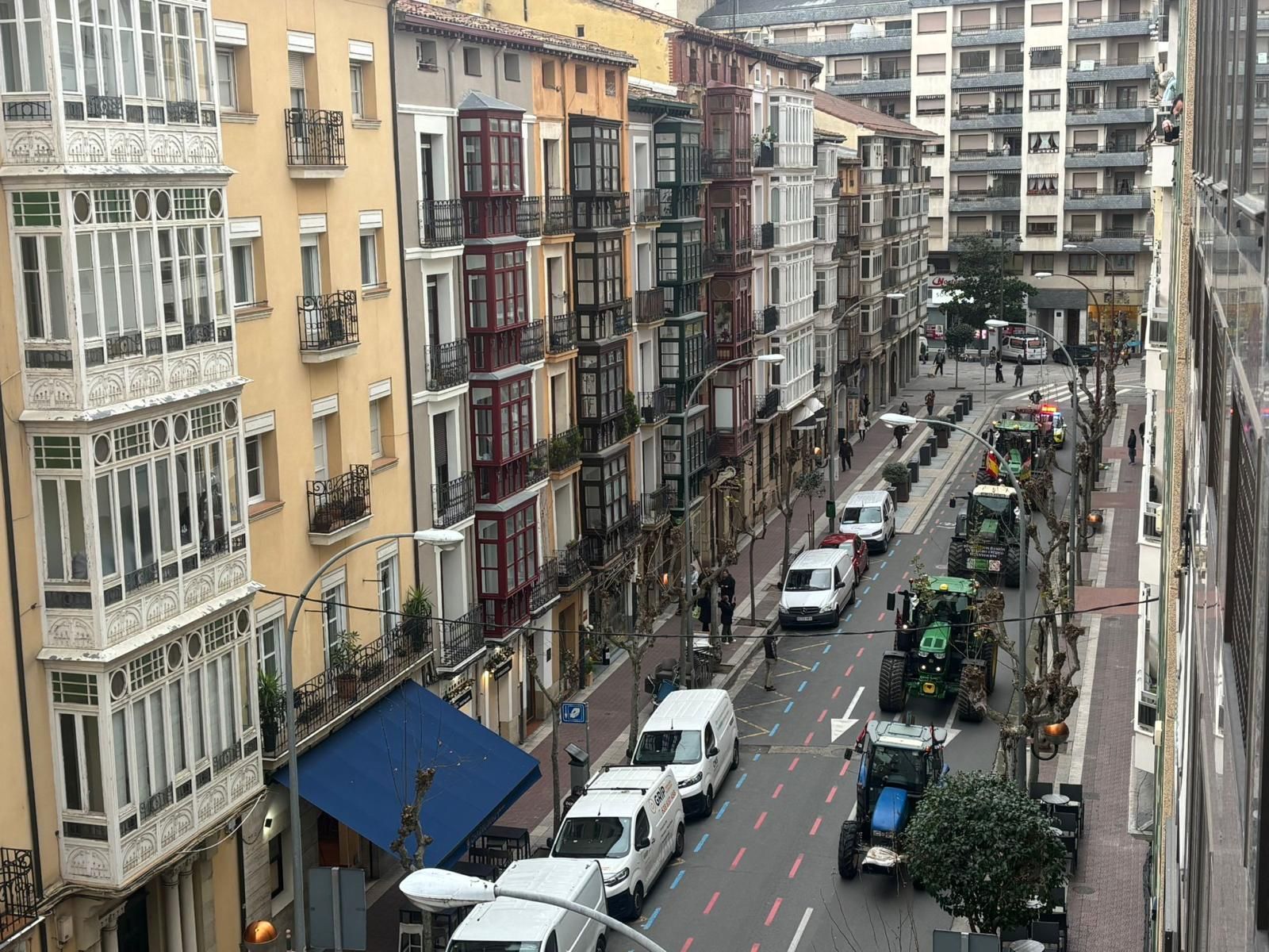 Tractorada en Logroño: "El campo ya no puede más"
