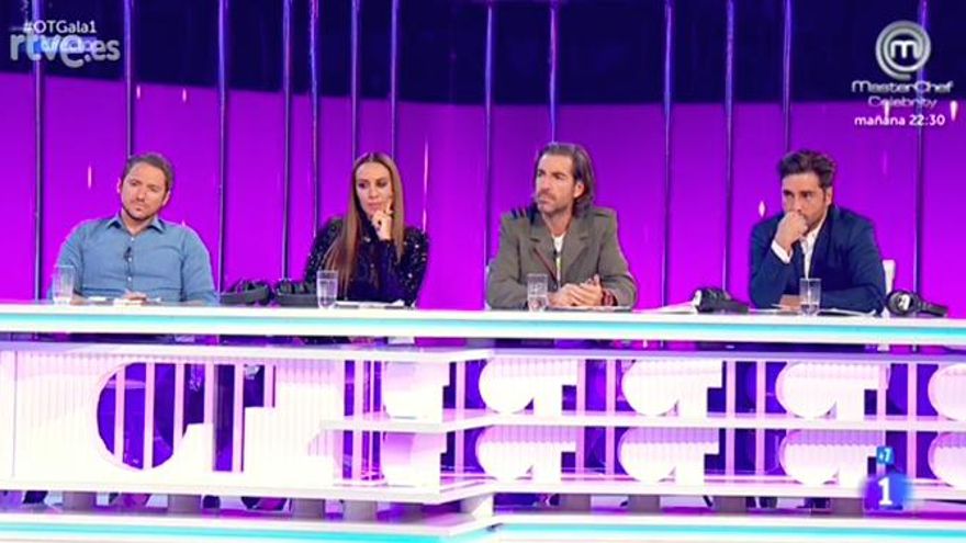 Jueces escuchando a Noemí Galera