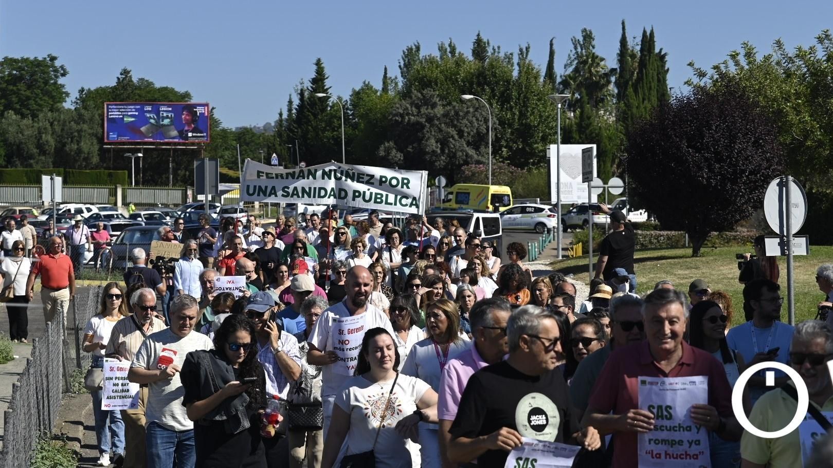 Manifestación 'Salvemos el Hospital Reina Sofía '