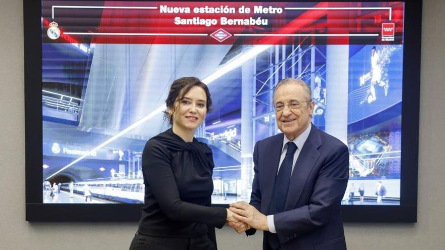 Metro cede gratis al Real Madrid sus instalaciones para que haga publicidad de la fundación merengue