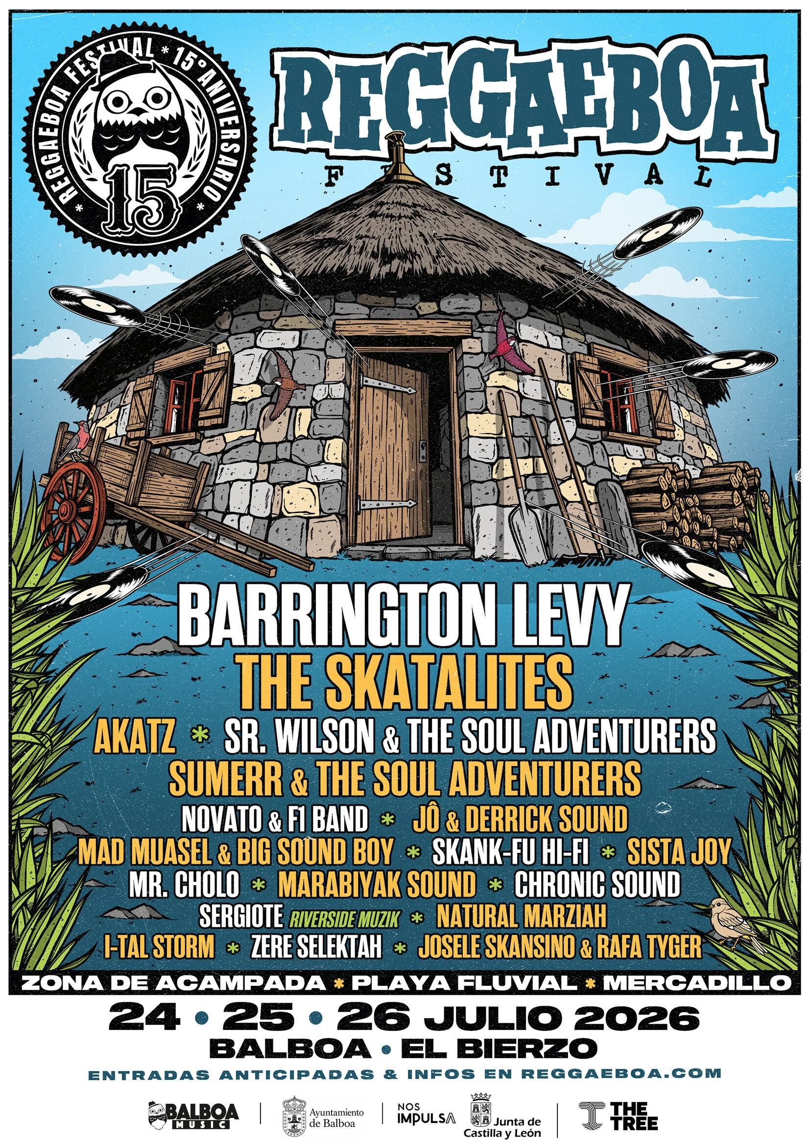 Cartel del festival Reggaeboa.