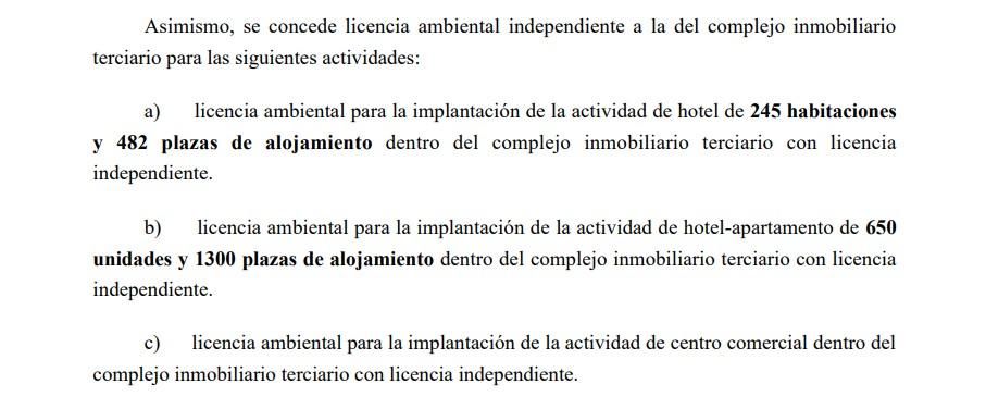 Resolución de la licencia de las torres de Atitlan junto al nuevo estadio del Valencia CF.