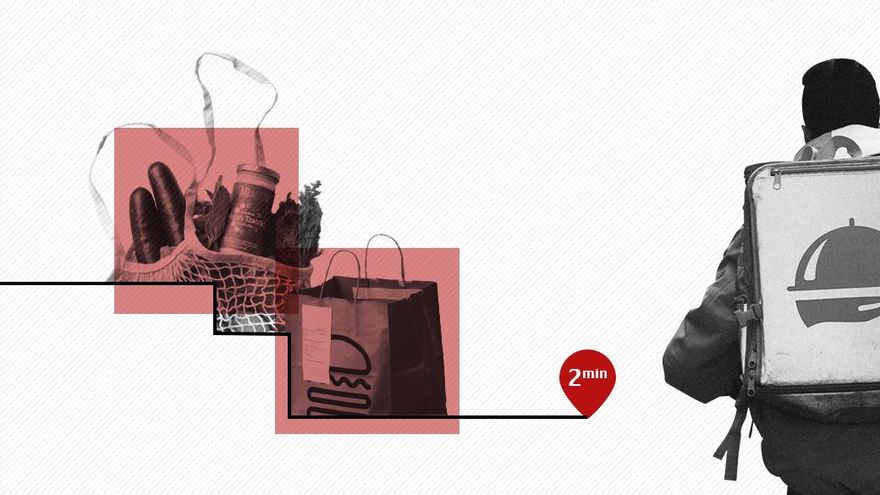 Enganchados a las apps de reparto a domicilio: “He pedido comida a menos de 250 metros de casa por estar de bajón”