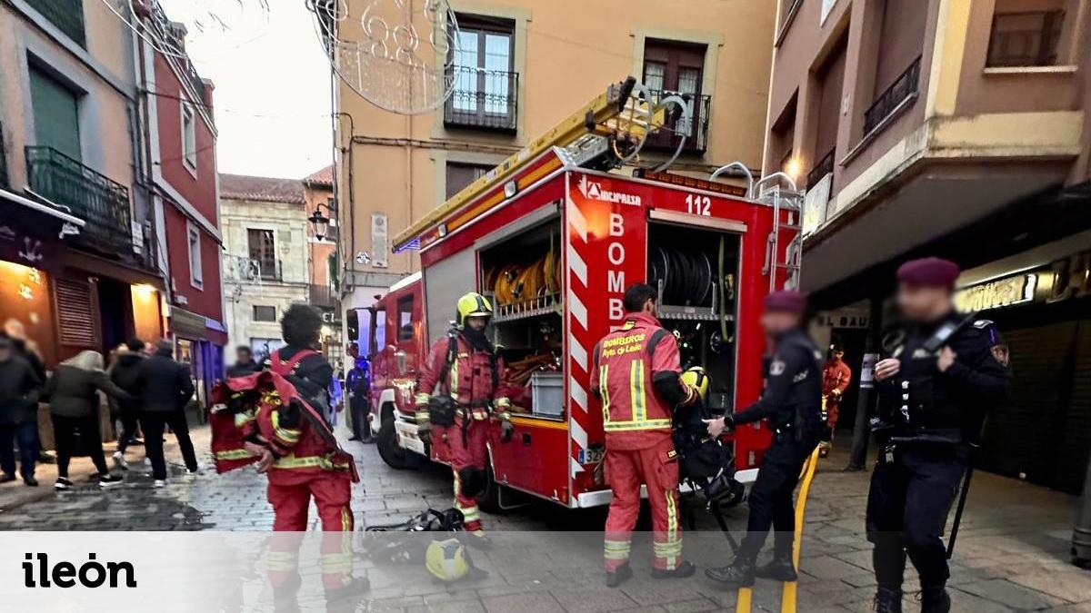 Susto en el Barrio Húmedo de León por el incendio de la cocina de un ...