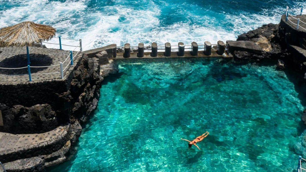 El Charco Azul, en La Palma.