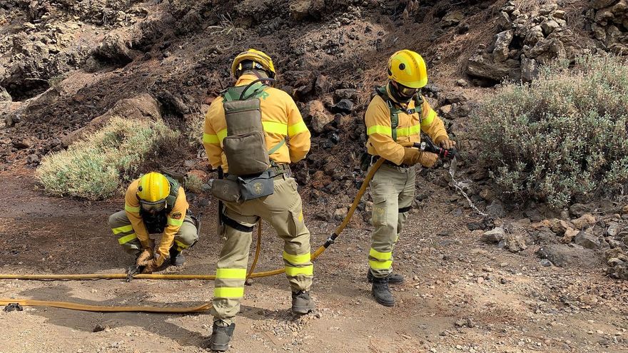 Extinguido un conato de incendio forestal en Tenerife