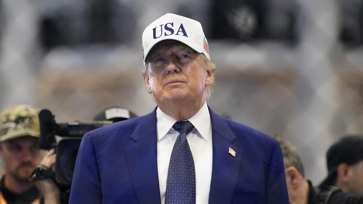 El presidente de Estados Unidos, Donald Trump, en el jardín sur de la Casa Blanca en Washington, D.C., EE. UU., el 15 de junio de 2026.