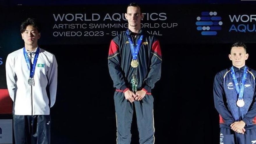Oro para Fernando Díaz del Río en la Copa del Mundo 2023 de natación artística