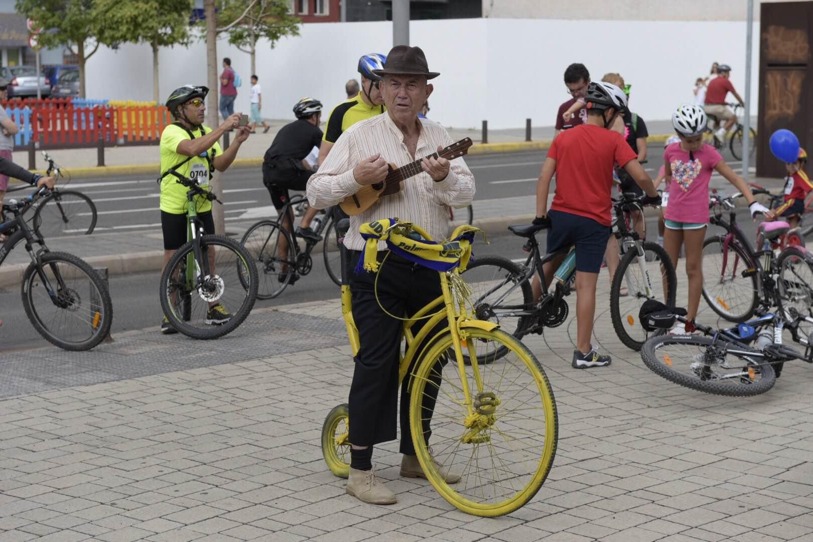 Fiesta de la Bicicleta y del Peatón en Las Palmas de Gran Canaria.