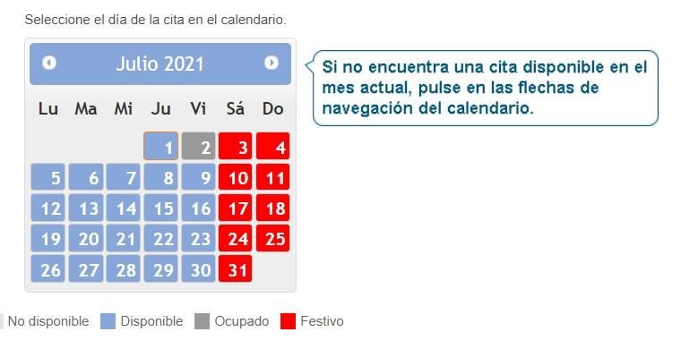 Sistema de citas para pedir los tests de antígenos en Plaza de Castilla
