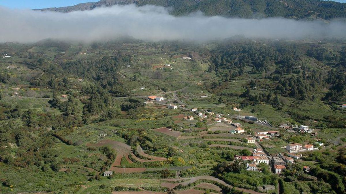 Panorámica del barrio de Llano Negro del municipio de Garafía. Foto: Ayuntamiento de Garafía.